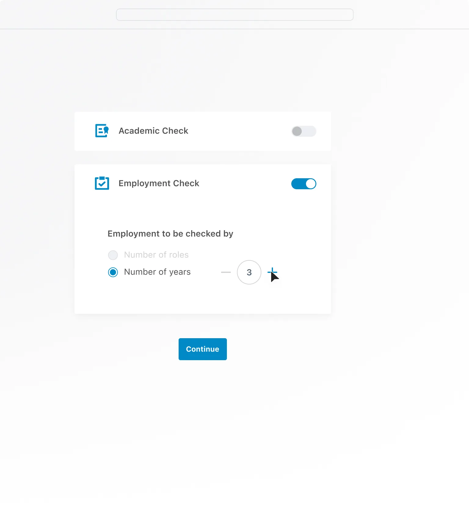 Rescreening veremark